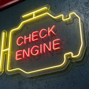 Neón Cartel para taller mecánico